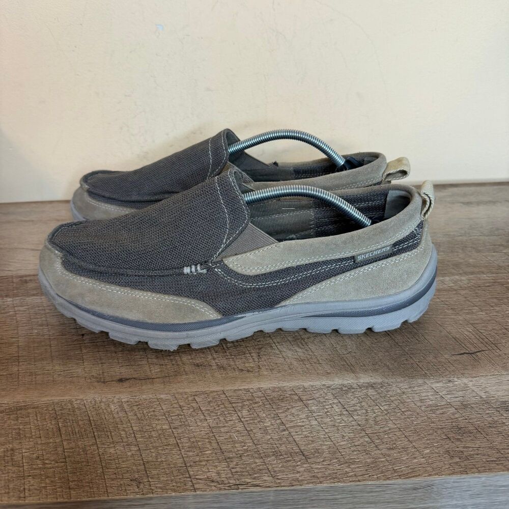 Skechers Relaxed Fit Superior Milford slip-on shoes size 12 extra wide men’s